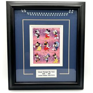 Disney "Minnie Through The Years" Certified Limited‎ Edition 3058/5000 Stamps